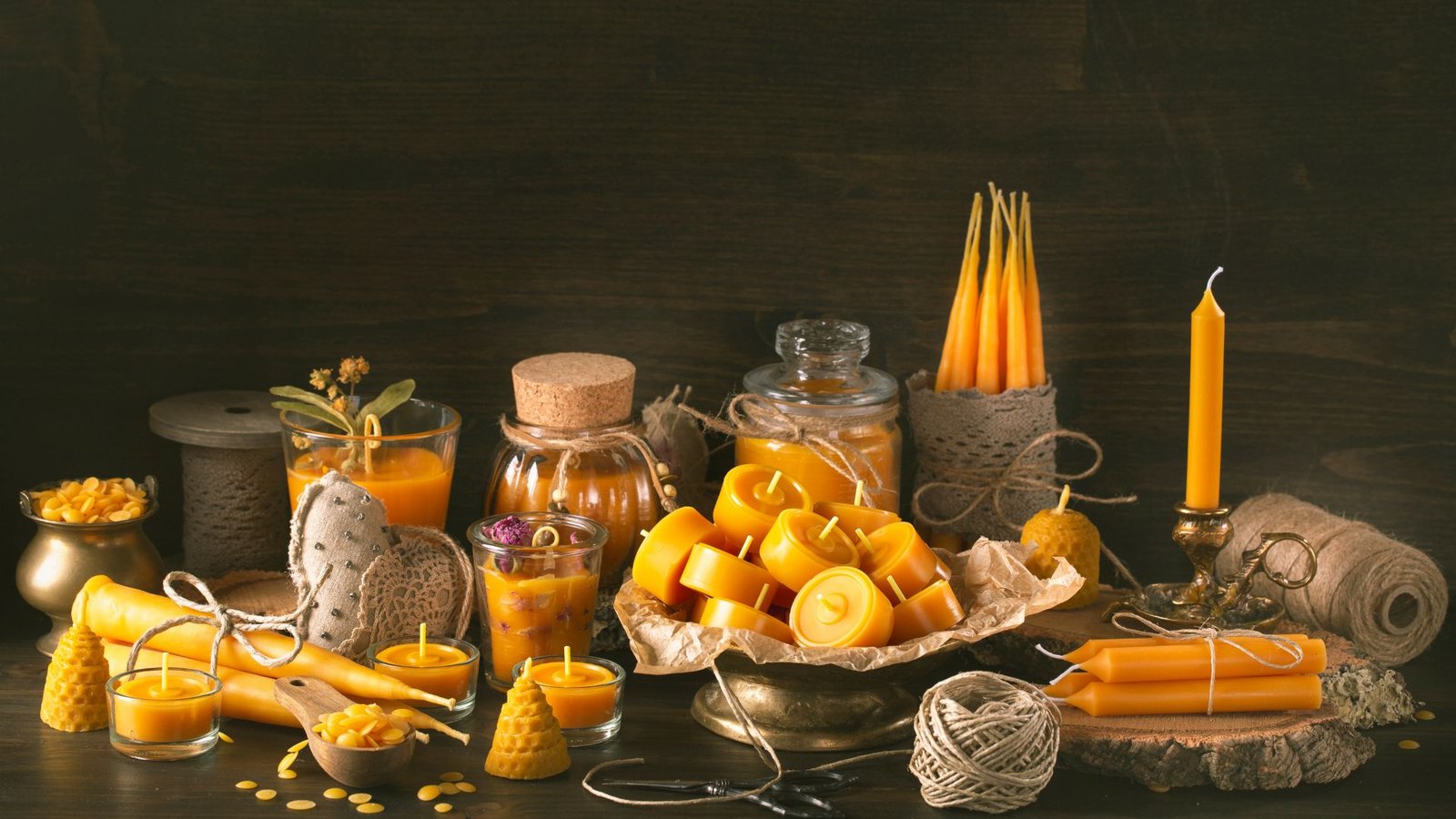 La magia de las velas de miel