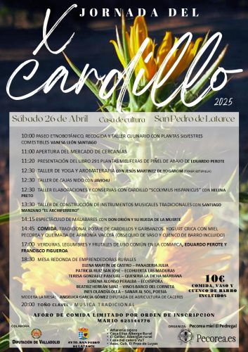 Cartel cardillo 2025 San Pedro de Latarce